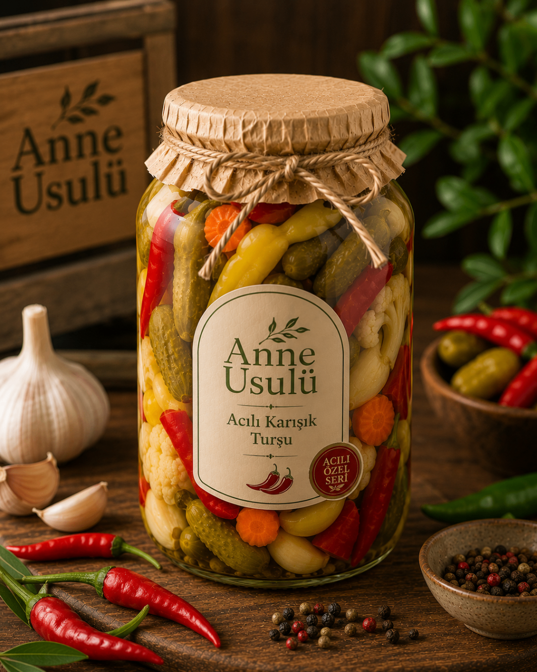 Acılı Karışık Turşu